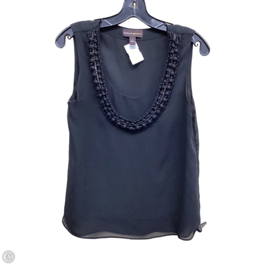 Top Sleeveless By Dana Buchman In Black, Size: S