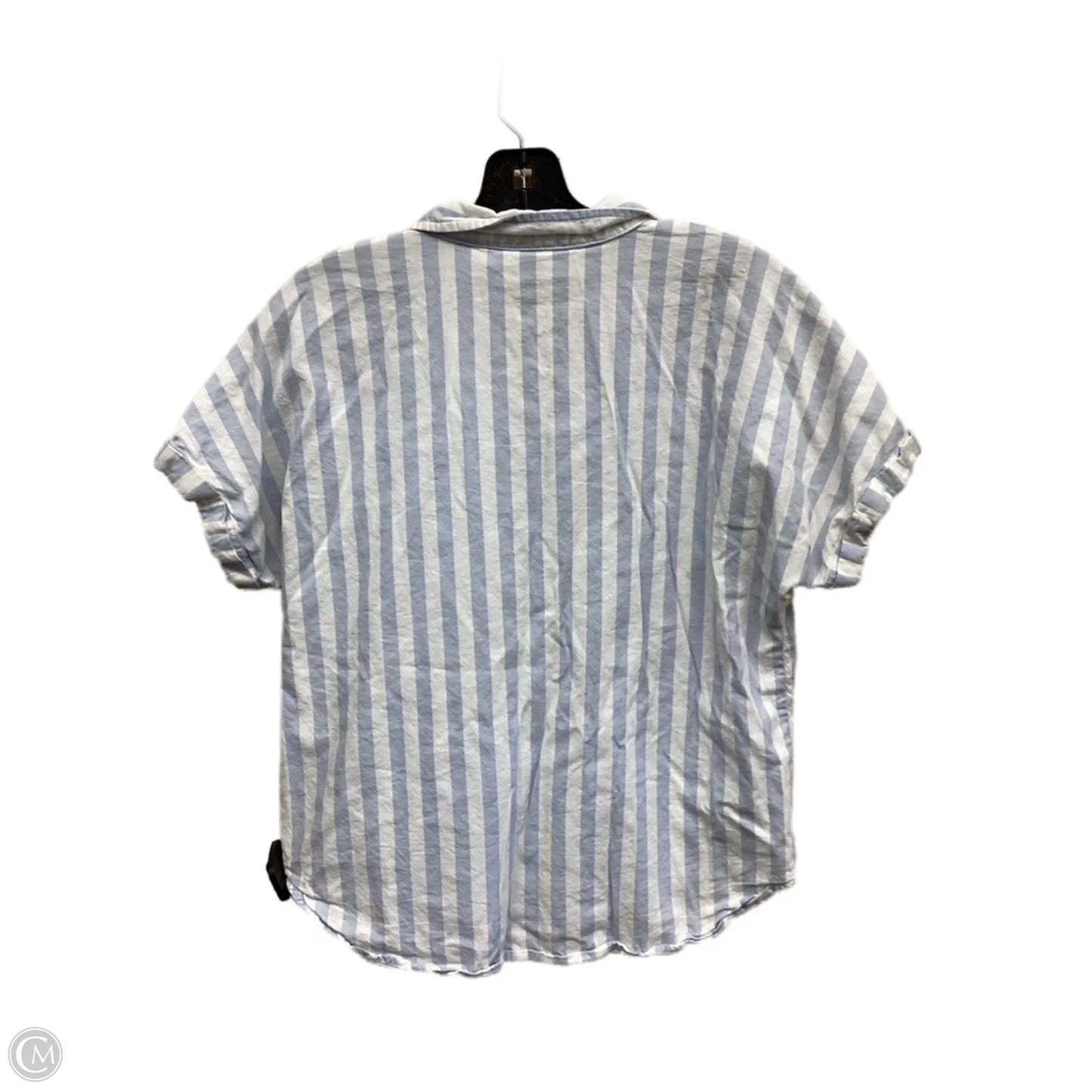 Top Short Sleeve By Universal Thread In Striped Pattern, Size: S
