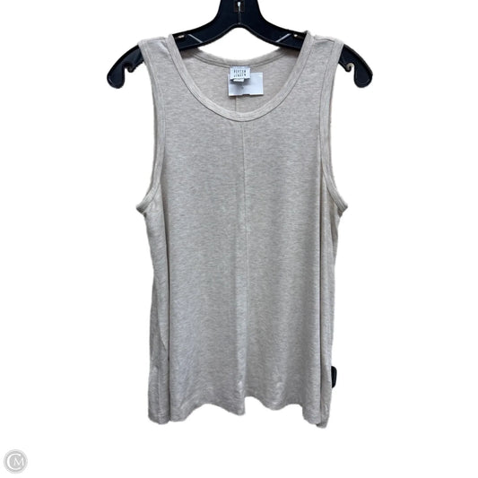 Top Sleeveless By Peyton Jensen In Beige, Size: M