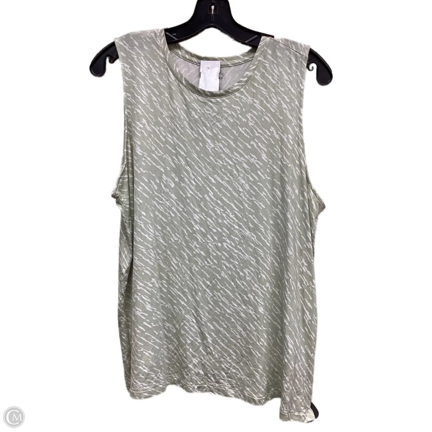 Top Sleeveless By Nine West In Green, Size: Xl