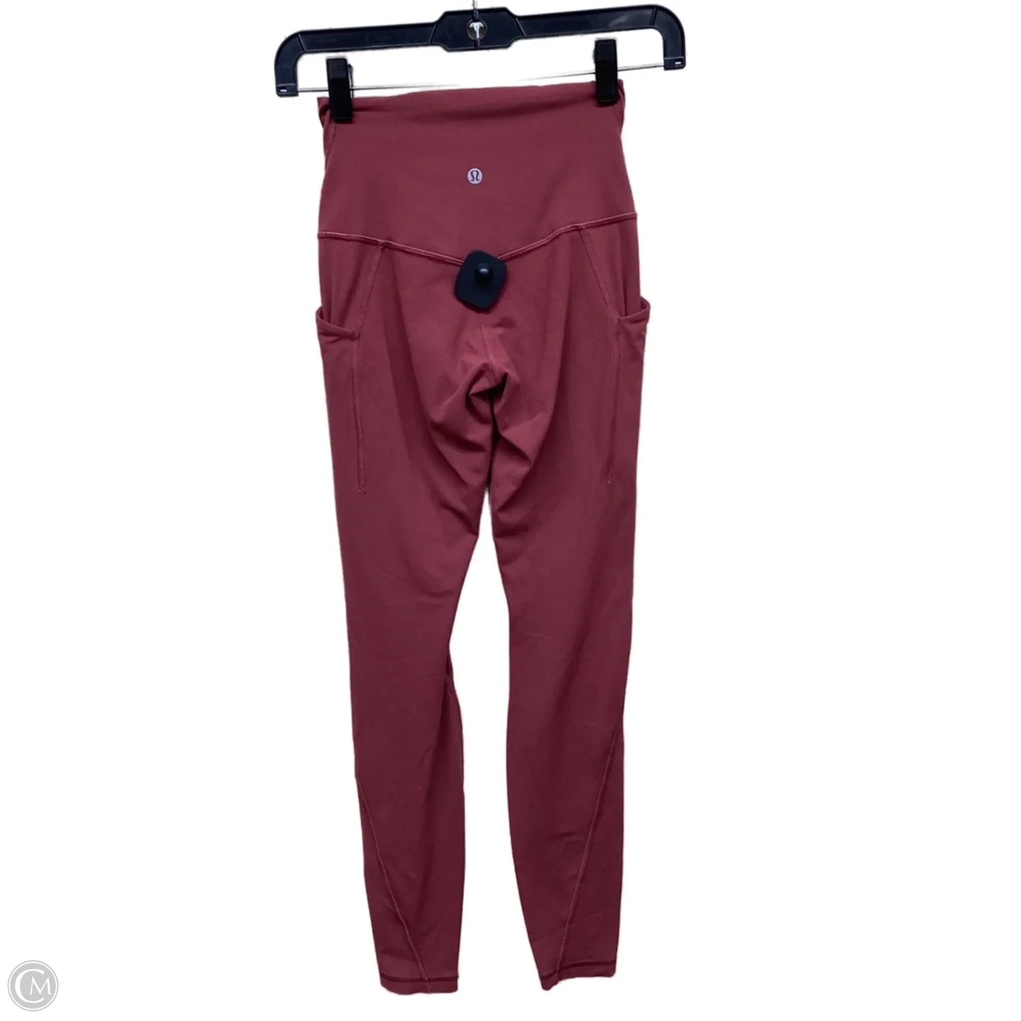 Athletic Leggings By Lululemon In Red, Size: 2