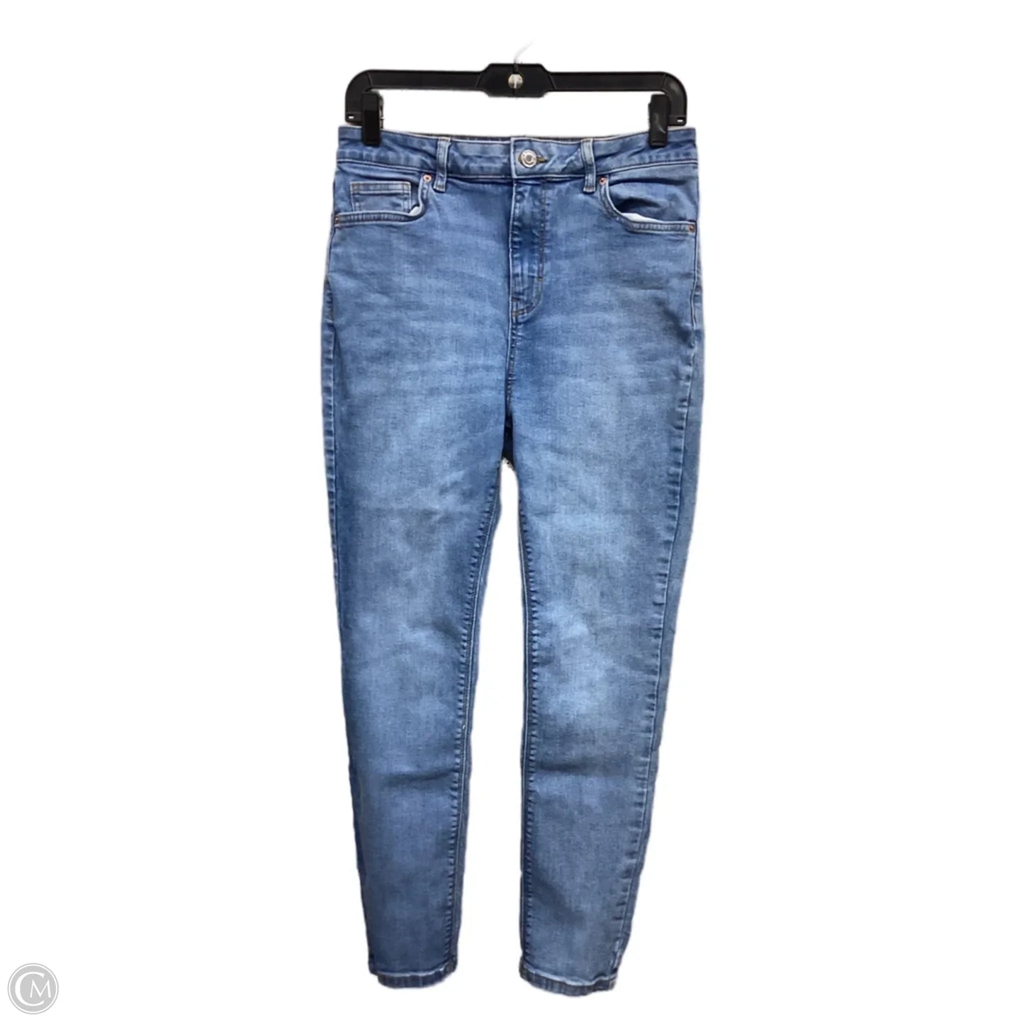 Jeans Skinny By Primark In Blue Denim, Size: 8