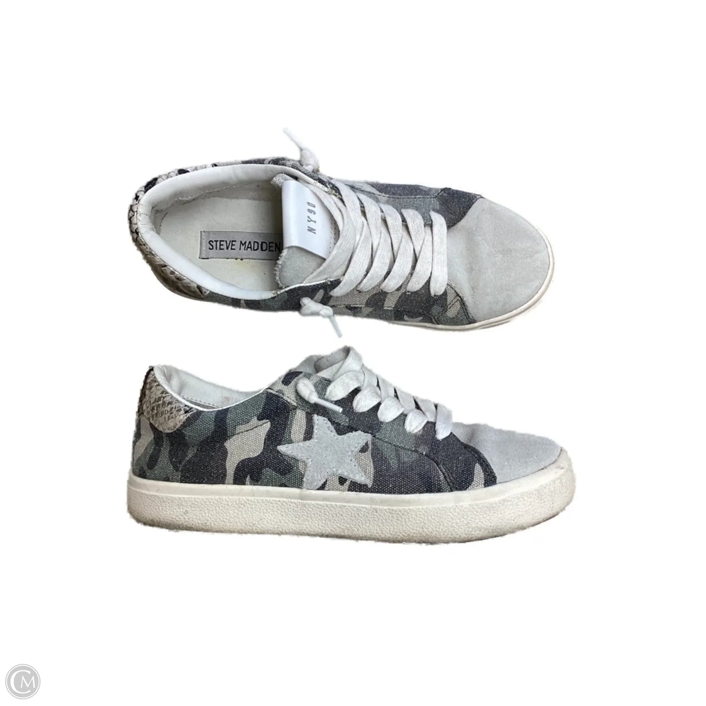 Shoes Sneakers By Steve Madden In Camouflage Print, Size: 6.5
