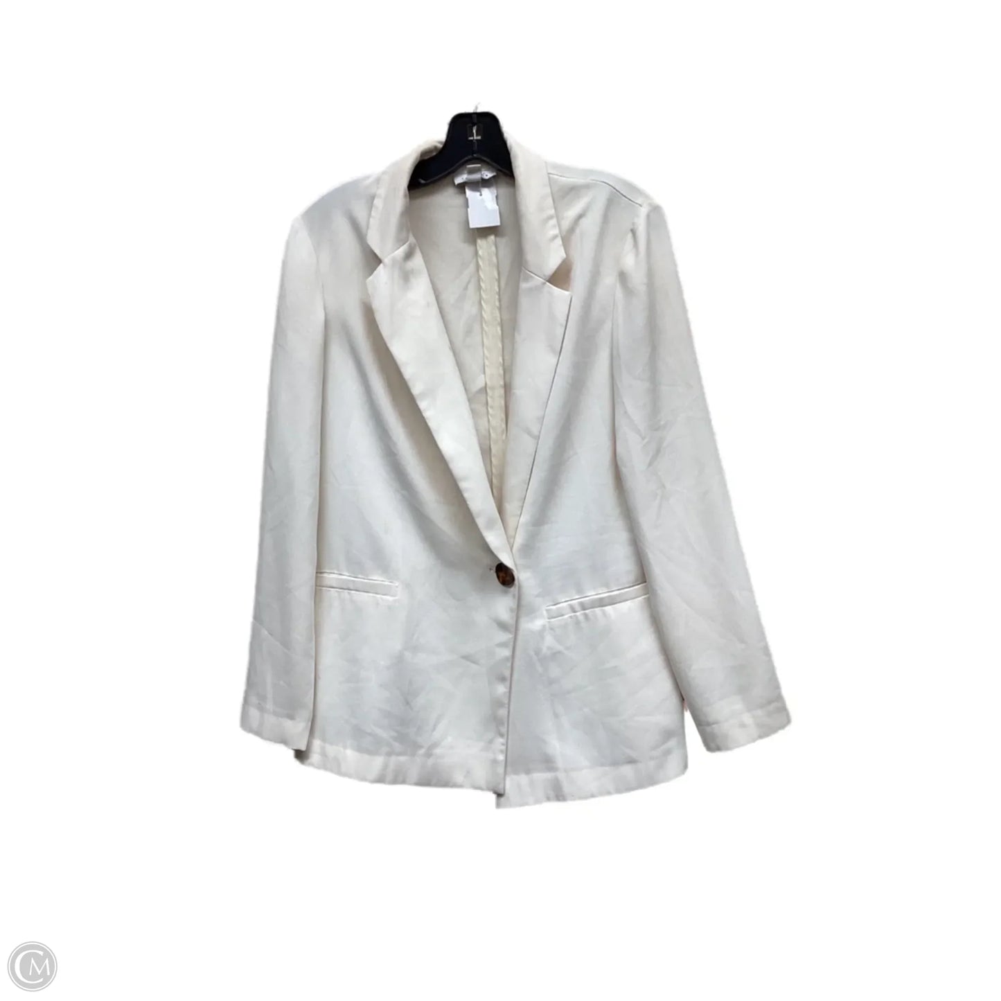 Blazer By Top Shop In White, Size: 6