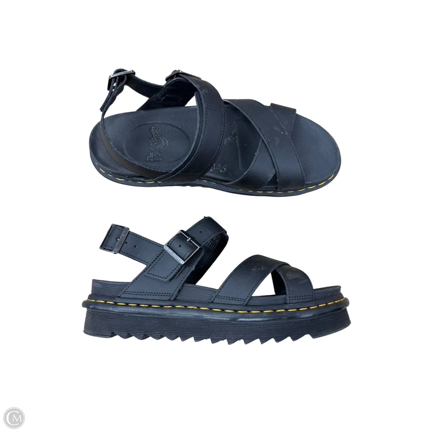 Shoes Flats By Dr Martens In Black, Size: 11