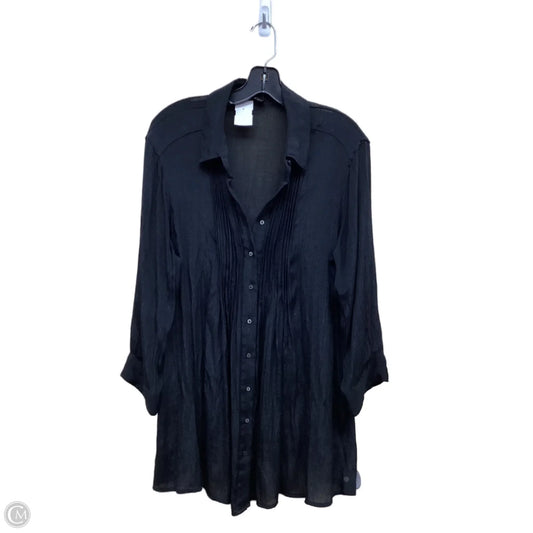 Top Long Sleeve By Alfani In Black, Size: L
