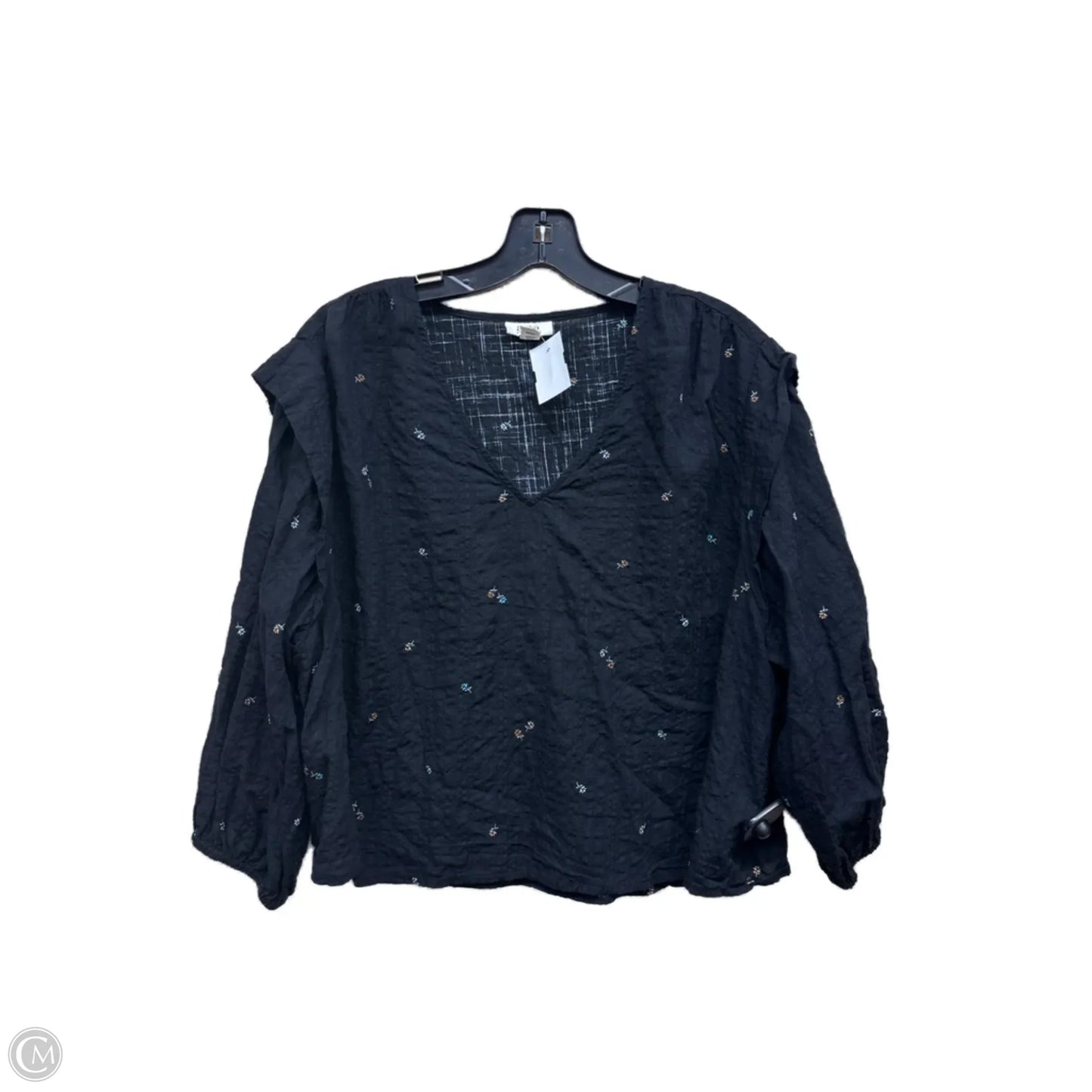 Top Long Sleeve By Ana In Floral Print, Size: Lp