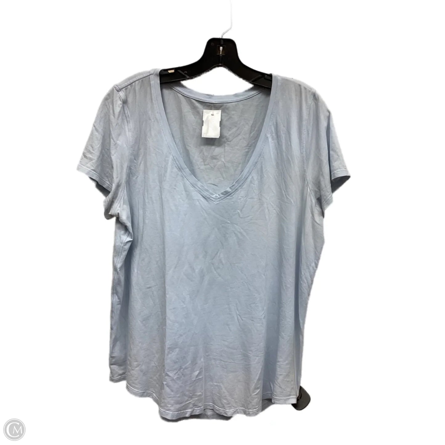 Athletic Top Short Sleeve By Lululemon In Blue