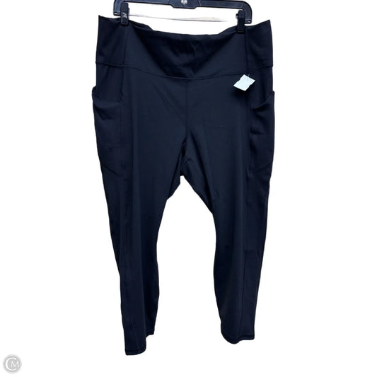 Athletic Leggings By Fabletics In Black, Size: 3x