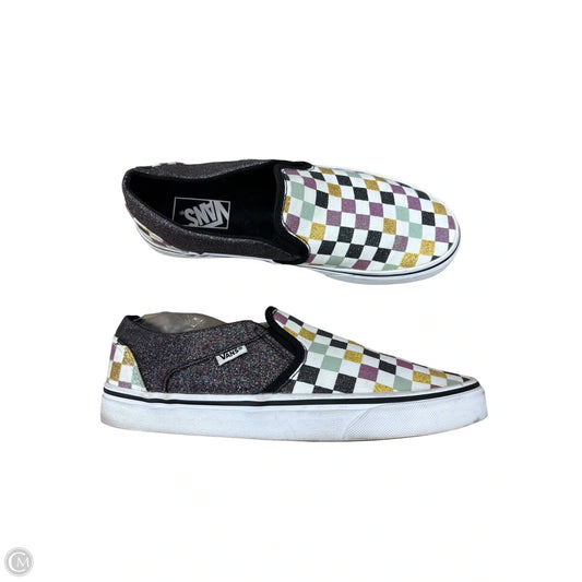 Shoes Sneakers By Vans In Checkered Pattern, Size: 10