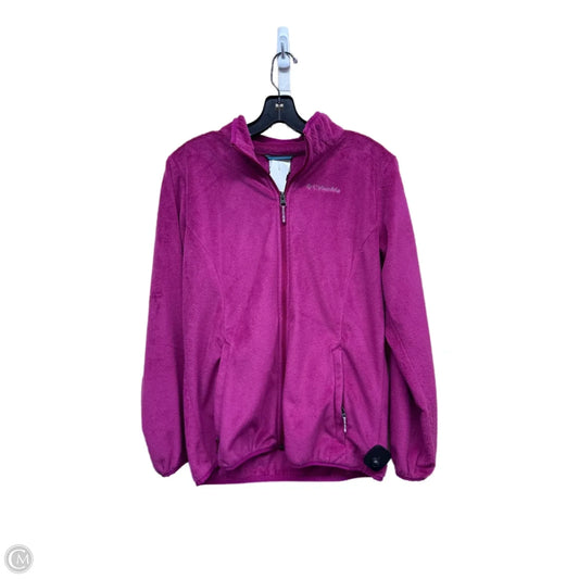 Jacket Fleece By Columbia In Pink, Size: Xl