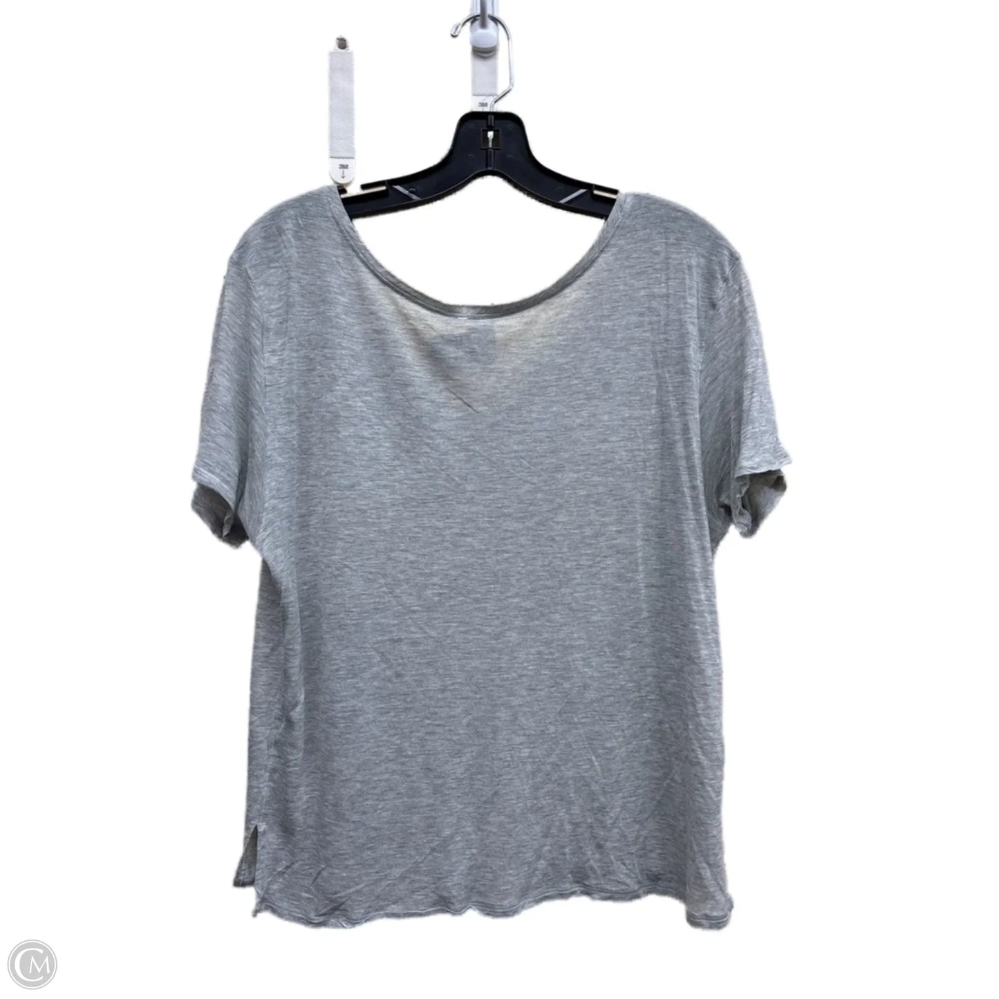 Athletic Top Short Sleeve By Lululemon In Grey
