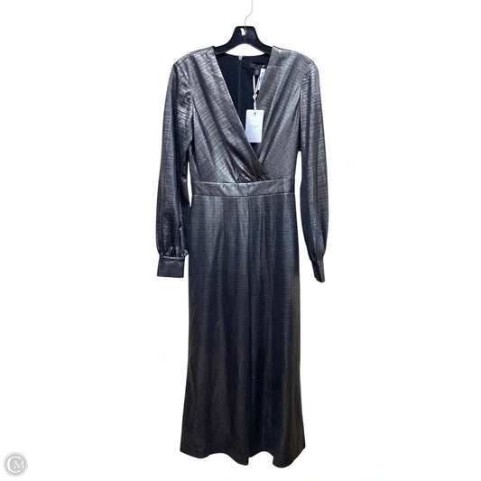 MIDI Dress By Ted Baker In Grey, Size: 0