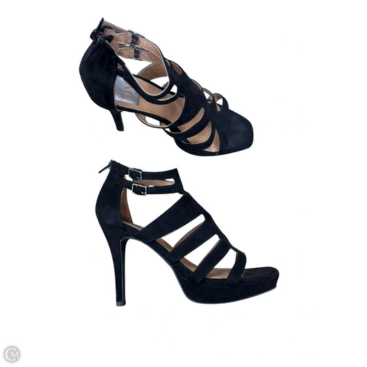 Sandals Heels Stiletto By Dolce Vita In Black, Size: 8
