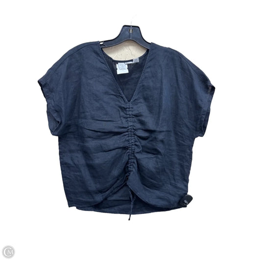 Top Short Sleeve By Joie In Black, Size: L