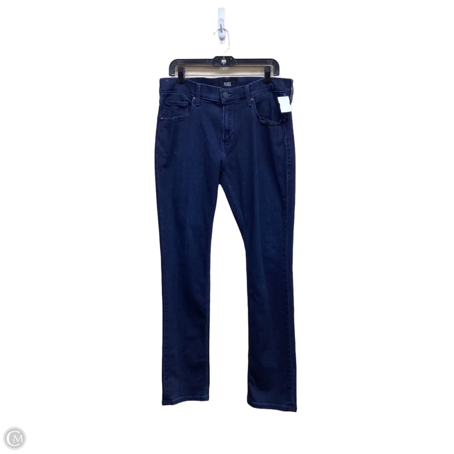 Jeans Skinny By Paige In Blue Denim, Size: 18