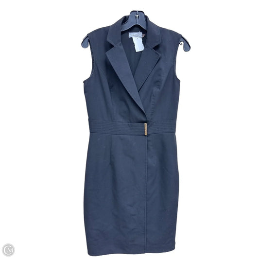 Dress Casual Midi By Calvin Klein In Black, Size: 4