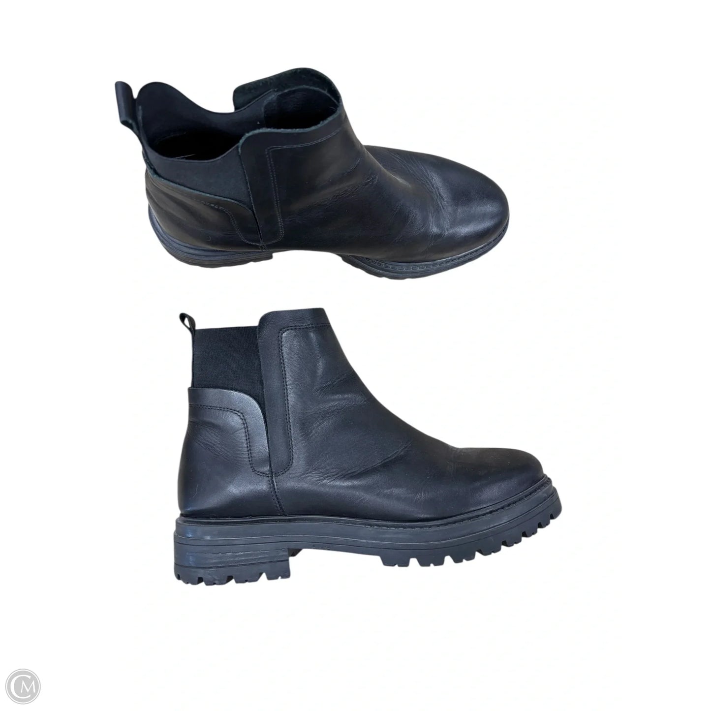 Boots Ankle Flats By Steve Madden In Black, Size: 10