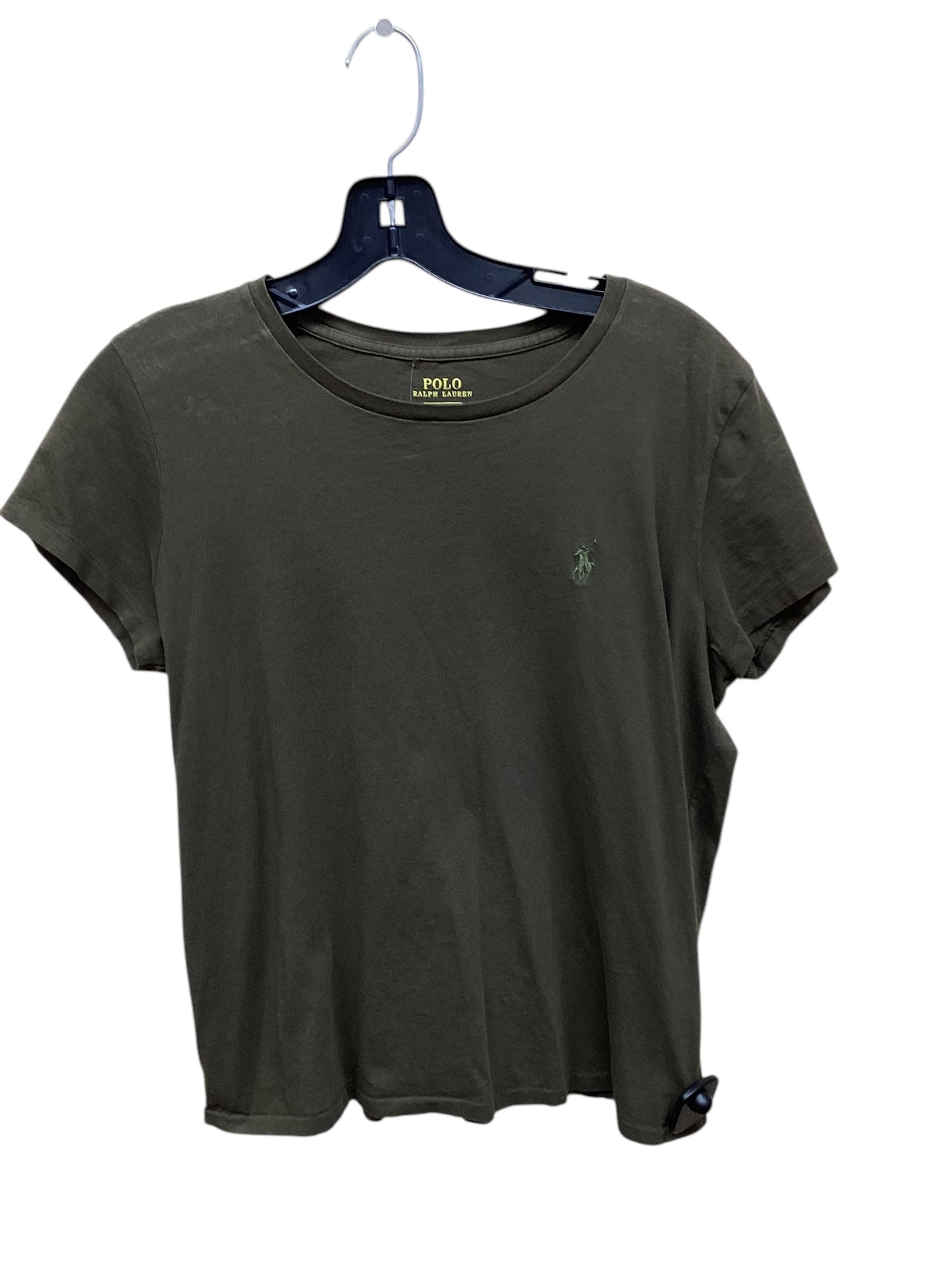 Top Short Sleeve By Polo Ralph Lauren In Green, Size: L