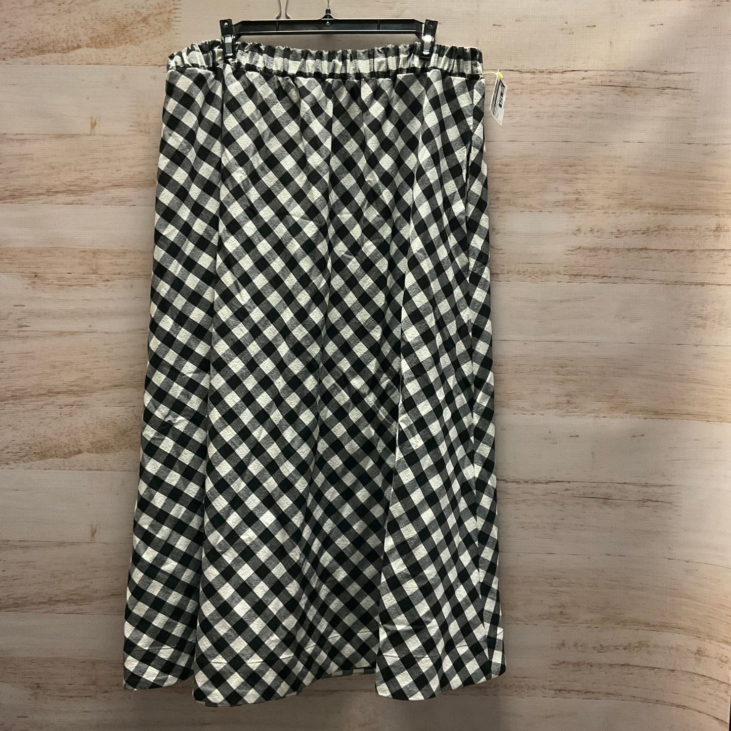 Skirt Maxi By Maeve In Checkered Pattern, Size: 12