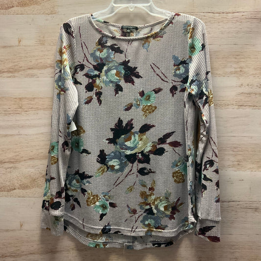 Top Long Sleeve By Staccato In Floral Print, Size: M