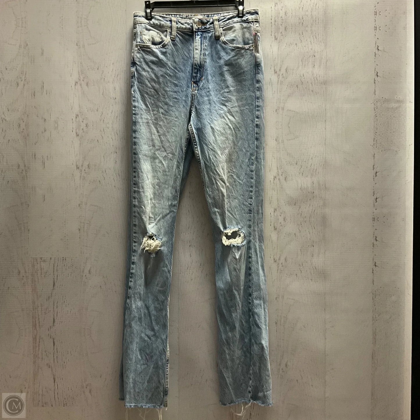 Jeans Skinny By Zara In Blue Denim, Size: 4l