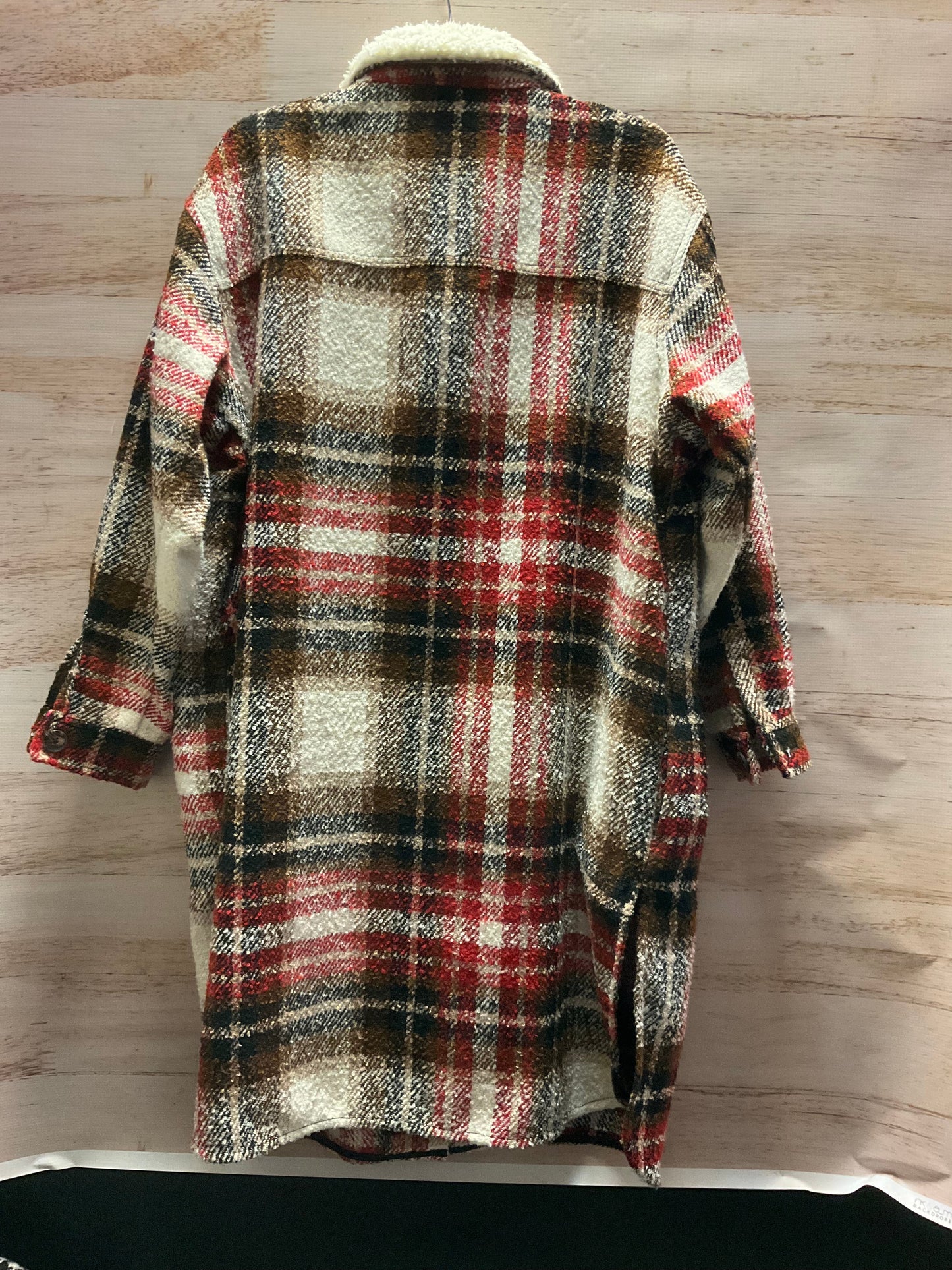 Coat Other By Maurices In Plaid Pattern, Size: 1x