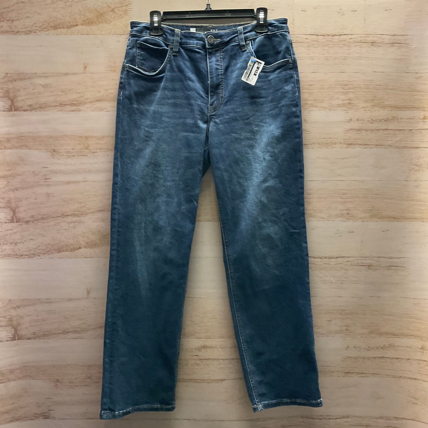 Jeans Straight By Kut In Blue, Size: 10