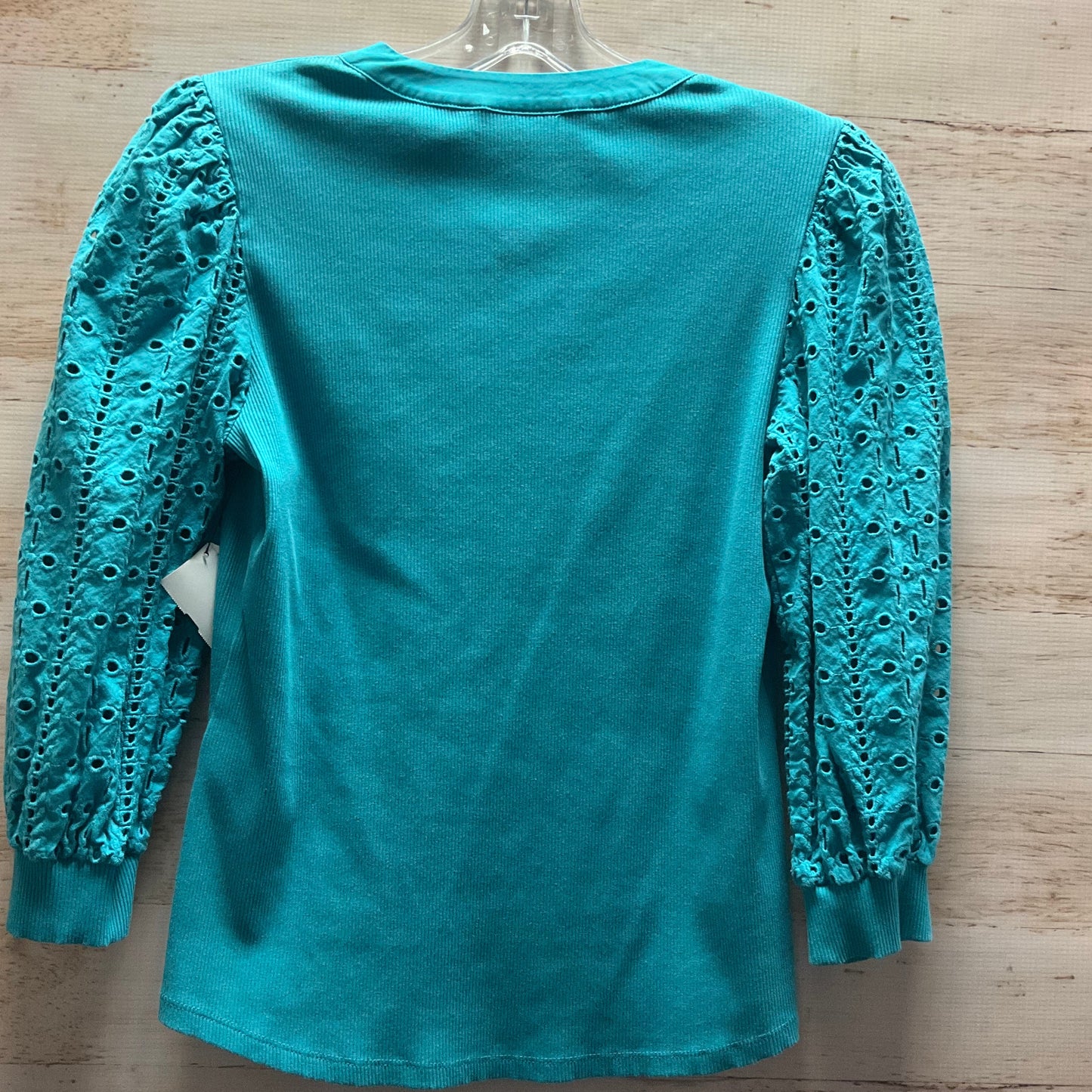 Top Long Sleeve By Chicos In Blue, Size: S