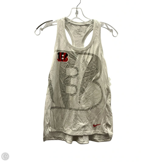 Athletic Tank Top By Nike Apparel In White, Size: Sp