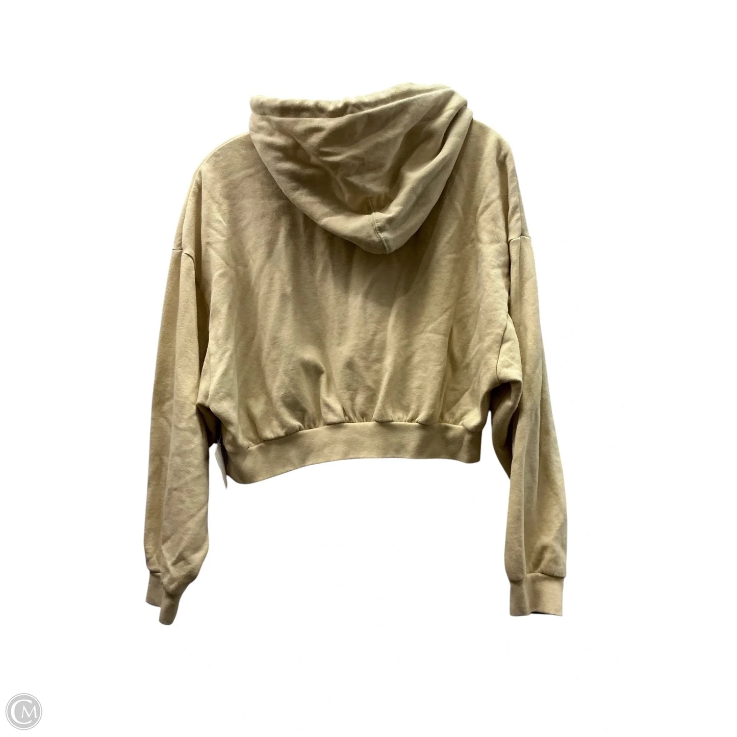 Sweatshirt Hoodie By Levis In Cream, Size: L