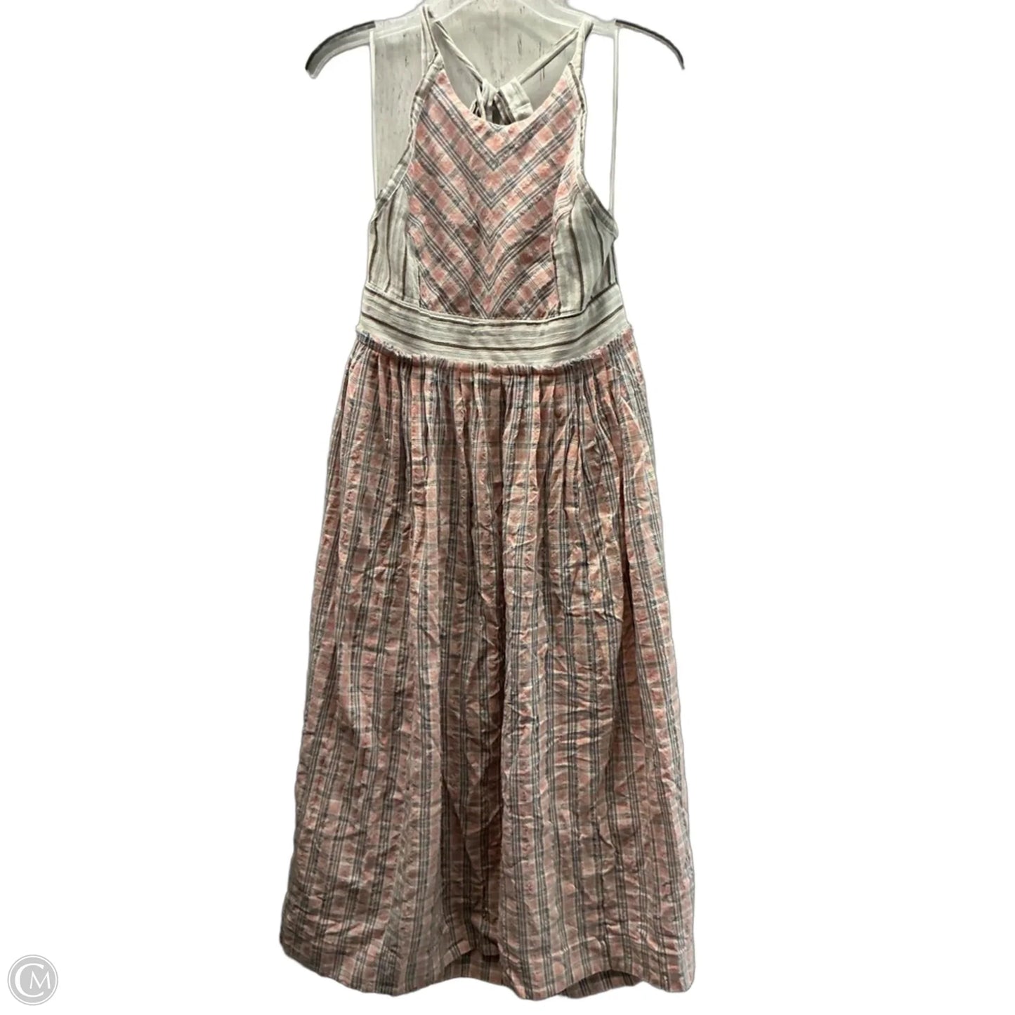 Dress Casual Midi By Free People In Checkered Pattern, Size: Xs