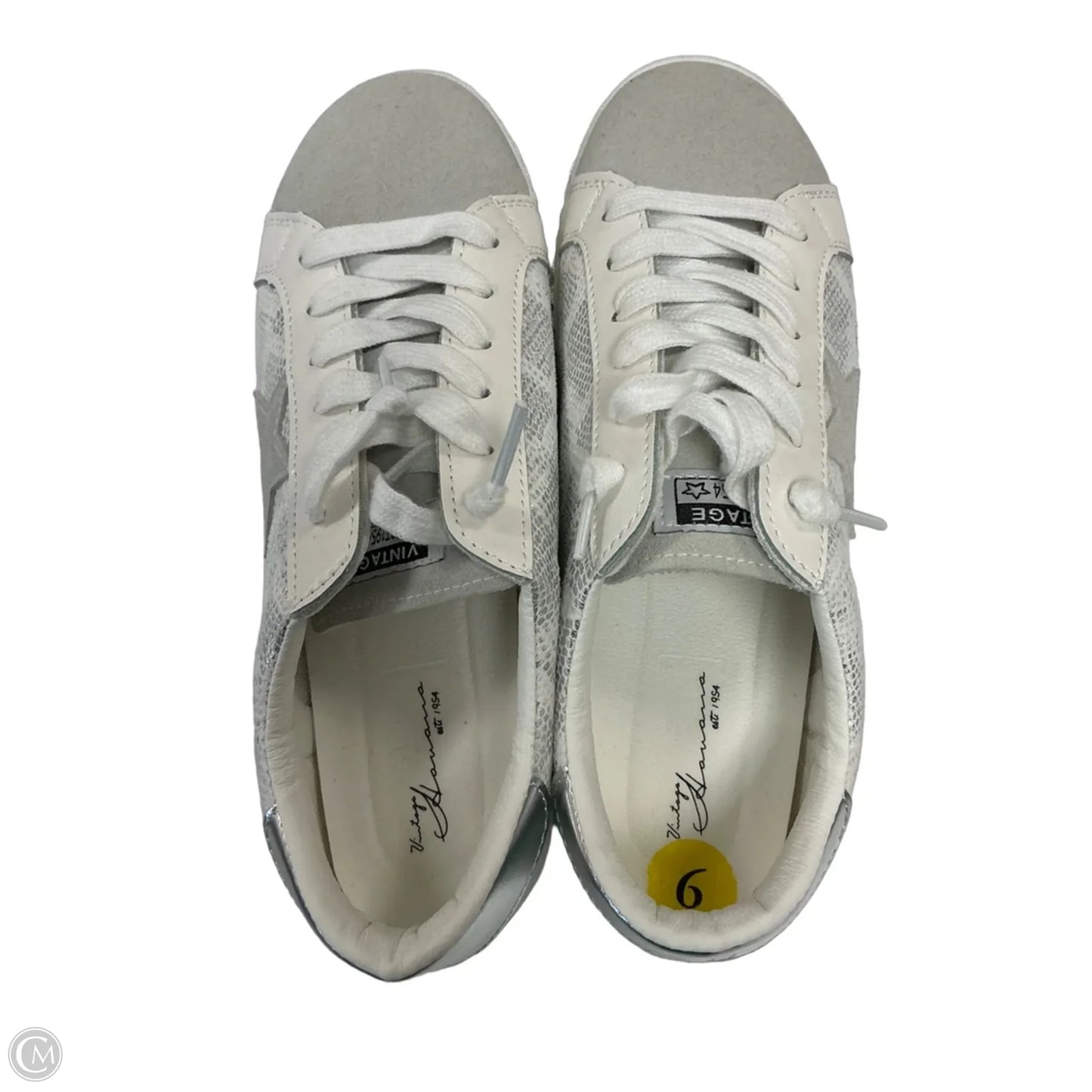 Shoes Sneakers By Vintage Havana In White, Size: 9