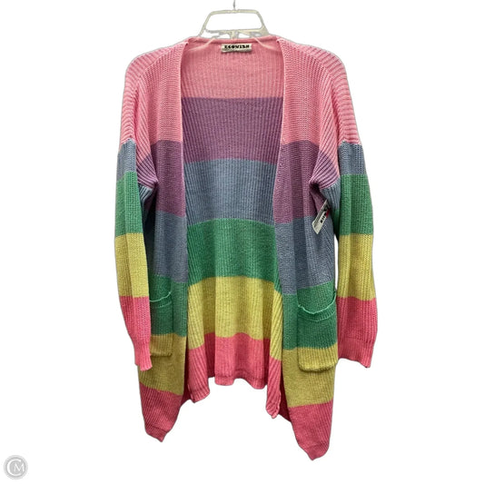 Cardigan By Ecowish In Rainbow Print, Size: L