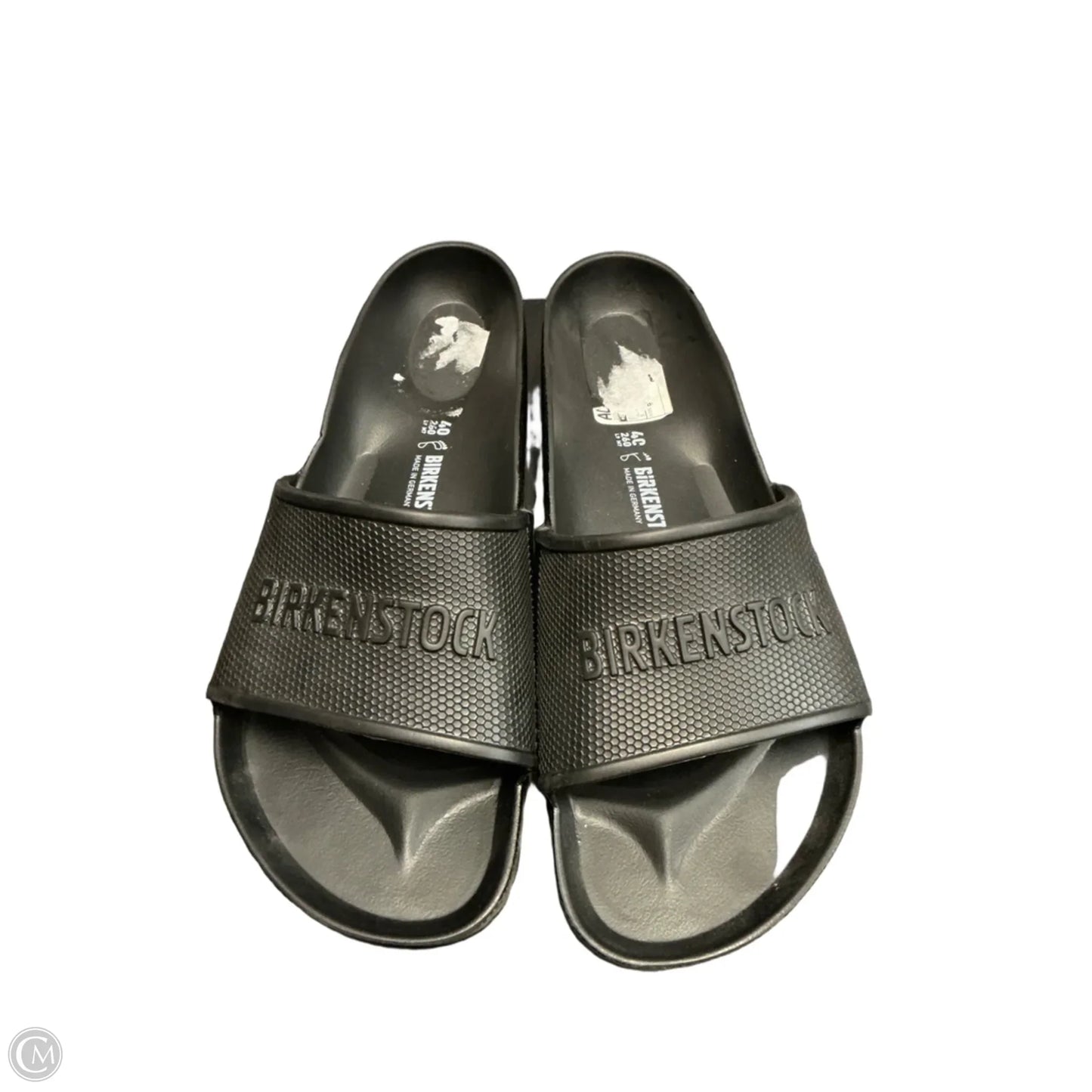Sandals Flats By Birkenstock In Black, Size: 9