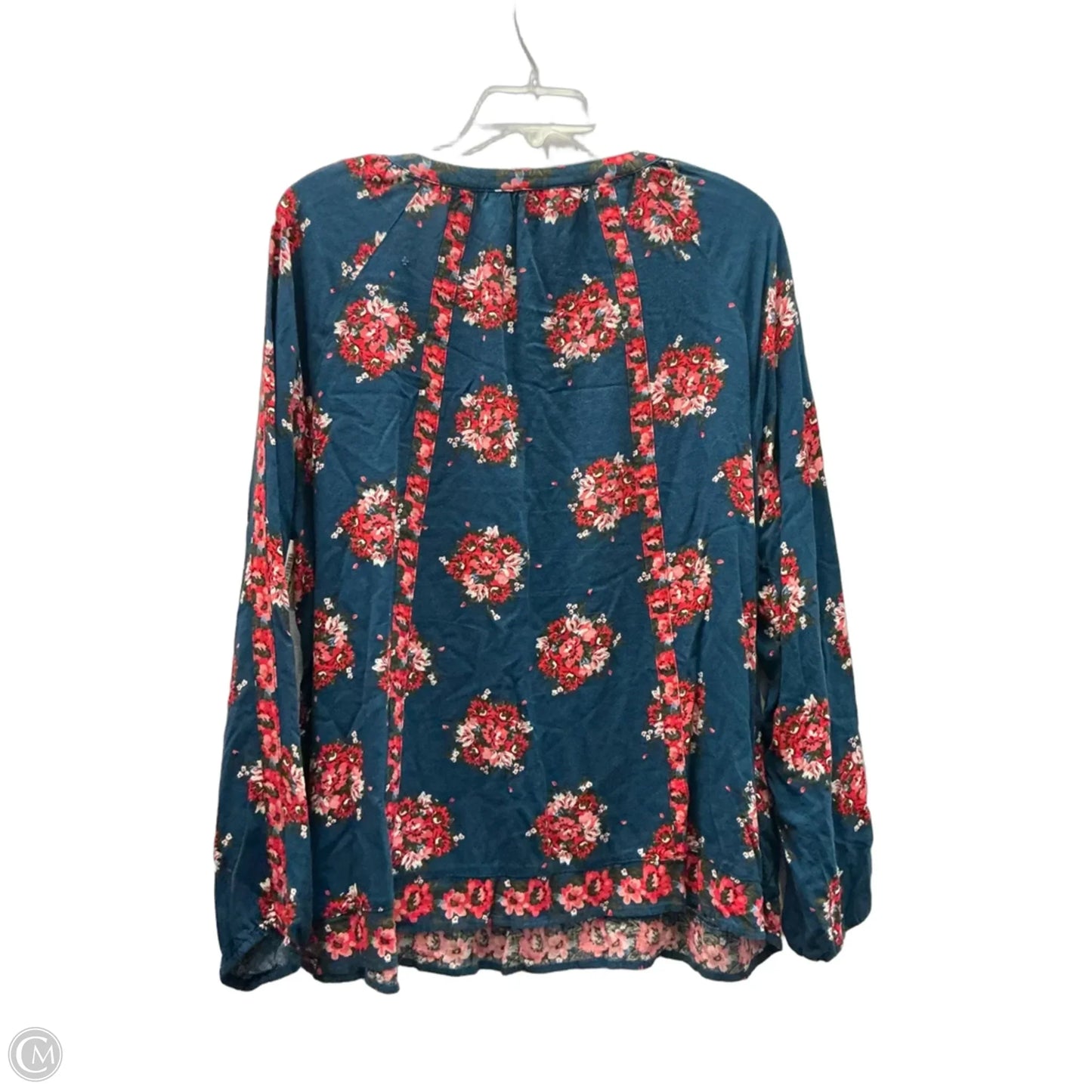 Top Long Sleeve By Clothes Mentor In Floral Print, Size: Xl