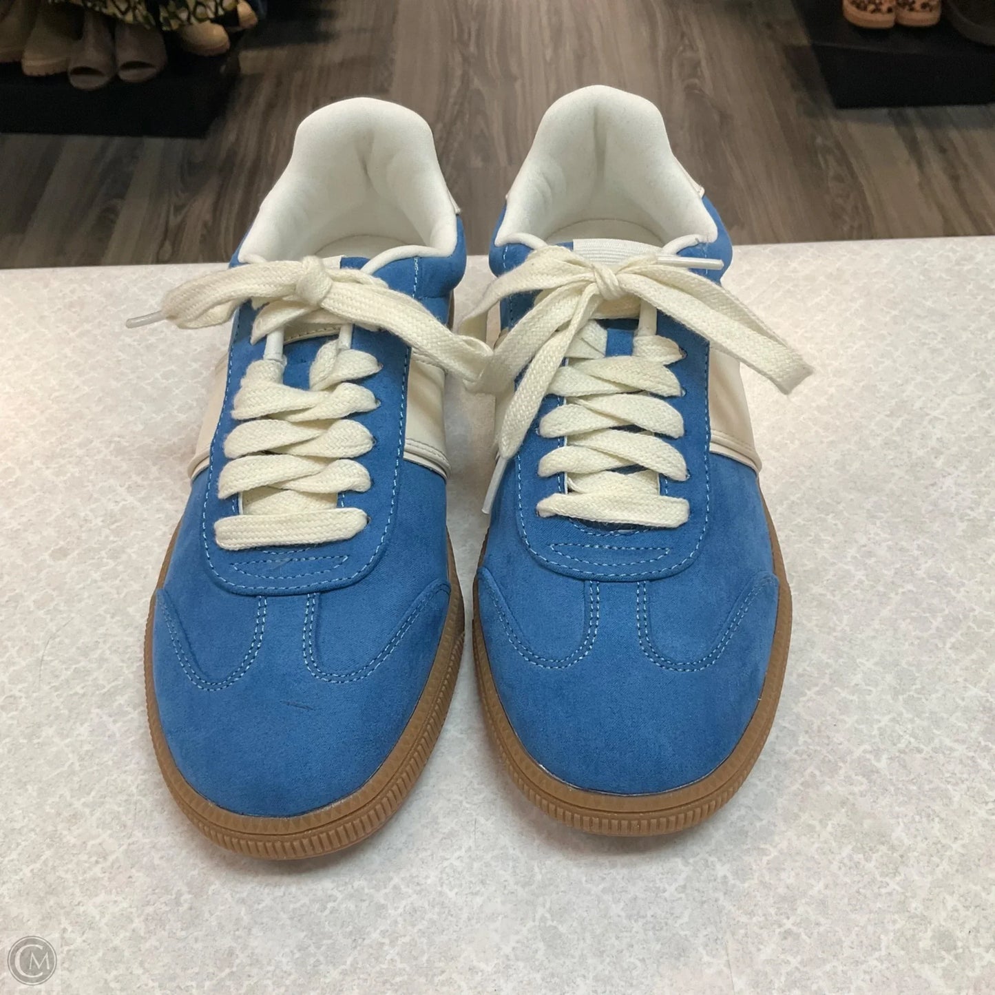 Shoes Sneakers By Steve Madden In Blue & Brown, Size: 7.5