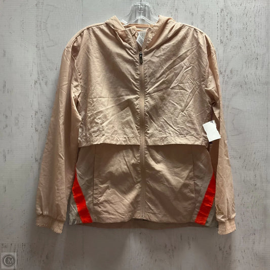Jacket Windbreaker By Adidas In Tan, Size: Xs