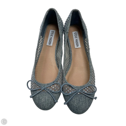 Shoes Heels Block By Steve Madden In Blue Denim, Size: 7.5