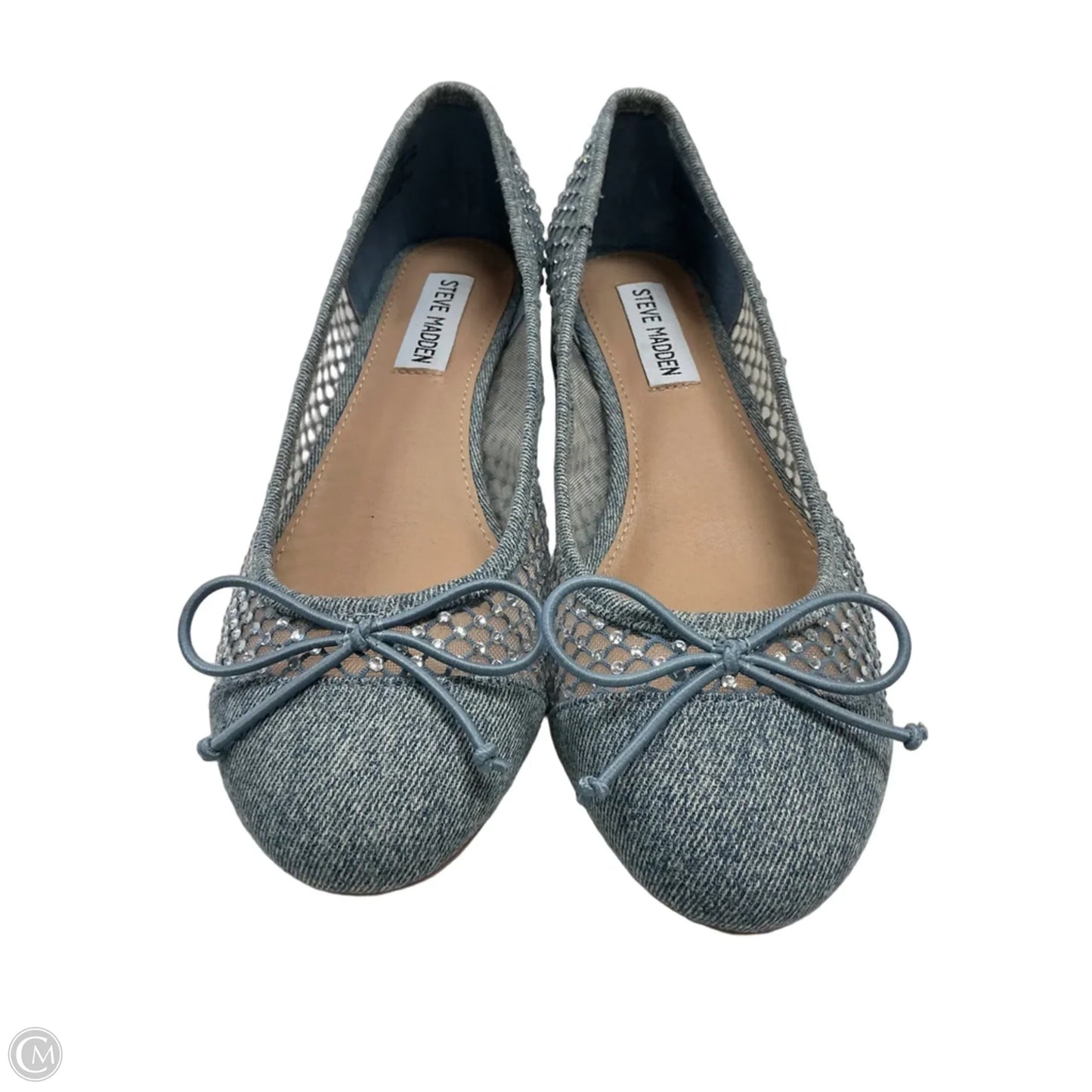 Shoes Heels Block By Steve Madden In Blue Denim, Size: 7.5
