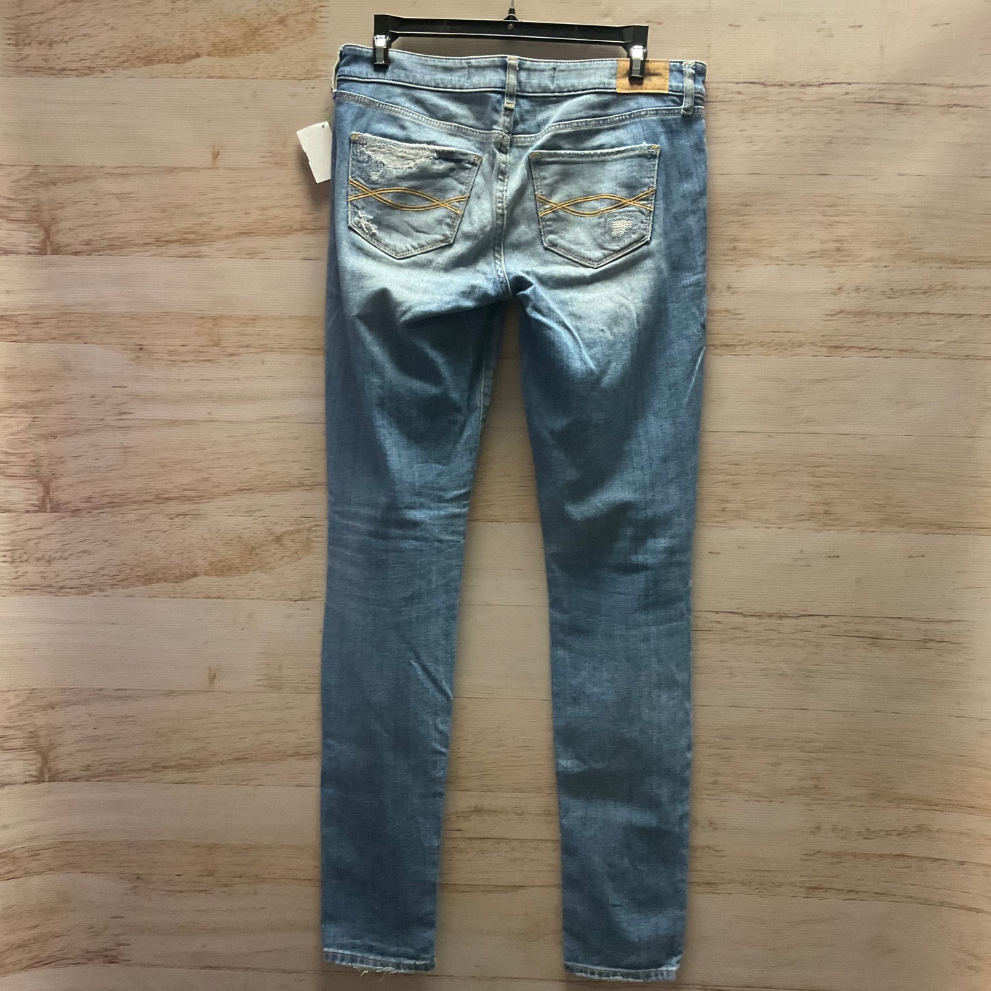 Jeans Skinny By Abercrombie And Fitch In Blue, Size: 4