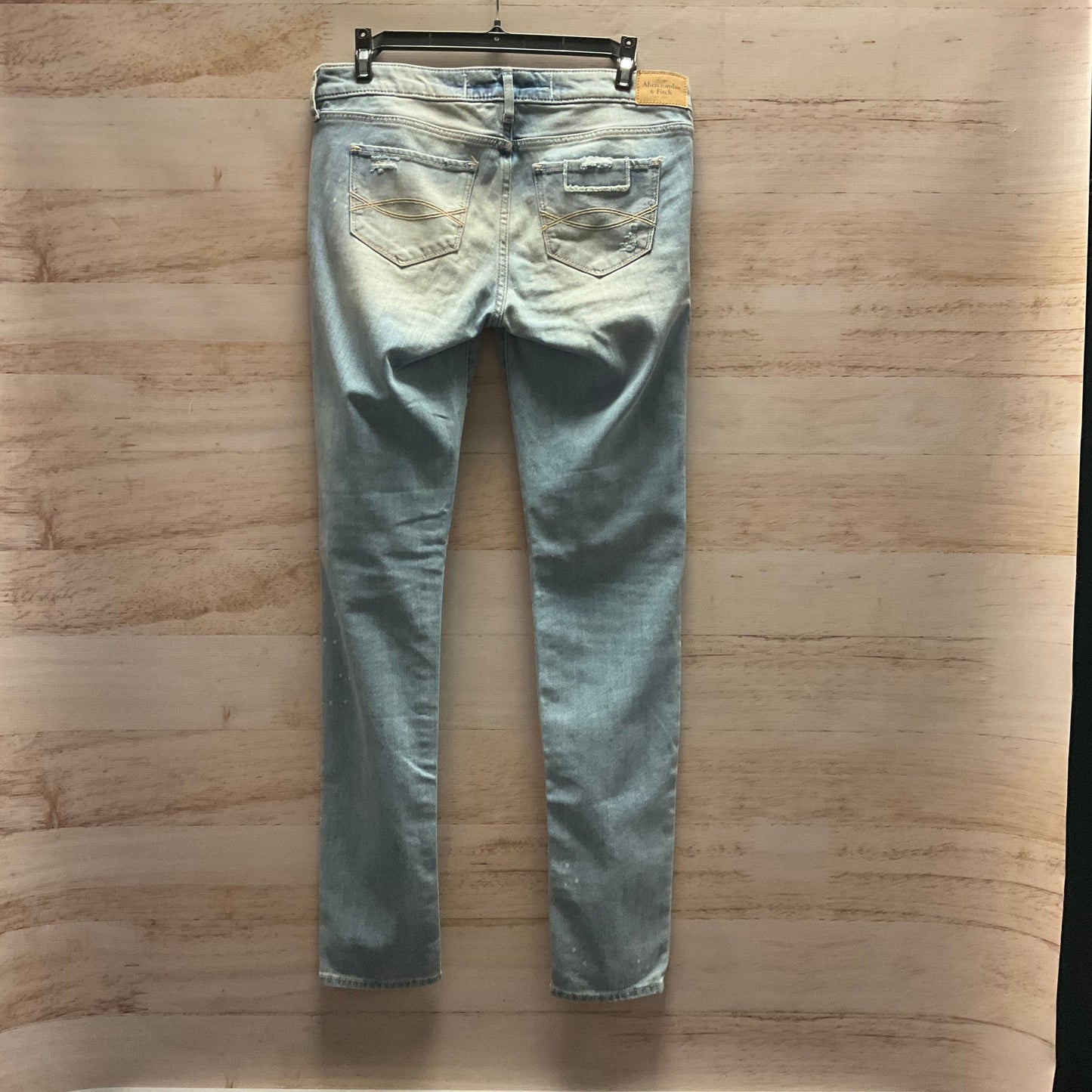 Jeans Skinny By Abercrombie And Fitch In Blue, Size: 4