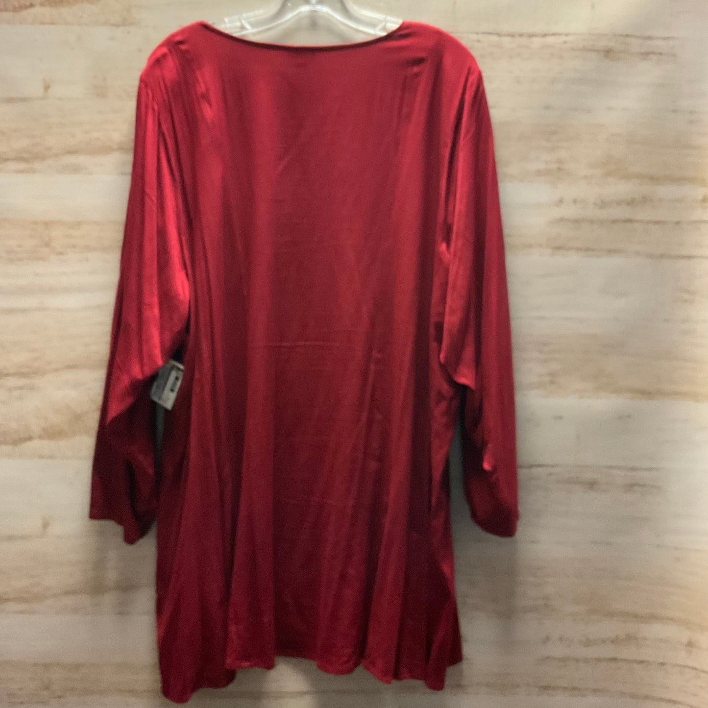 Top Long Sleeve By Torrid In Red, Size: 3x