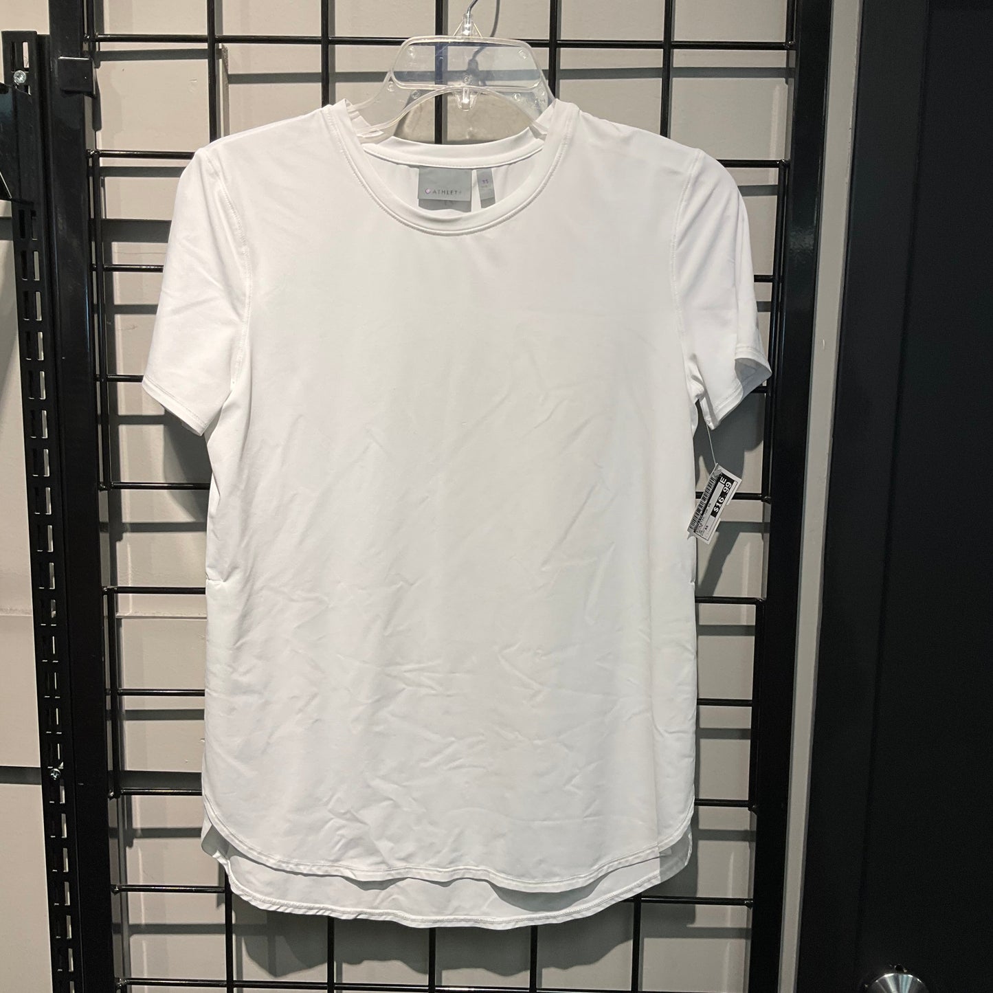 Athletic Top Short Sleeve By Athleta In White, Size: Xs