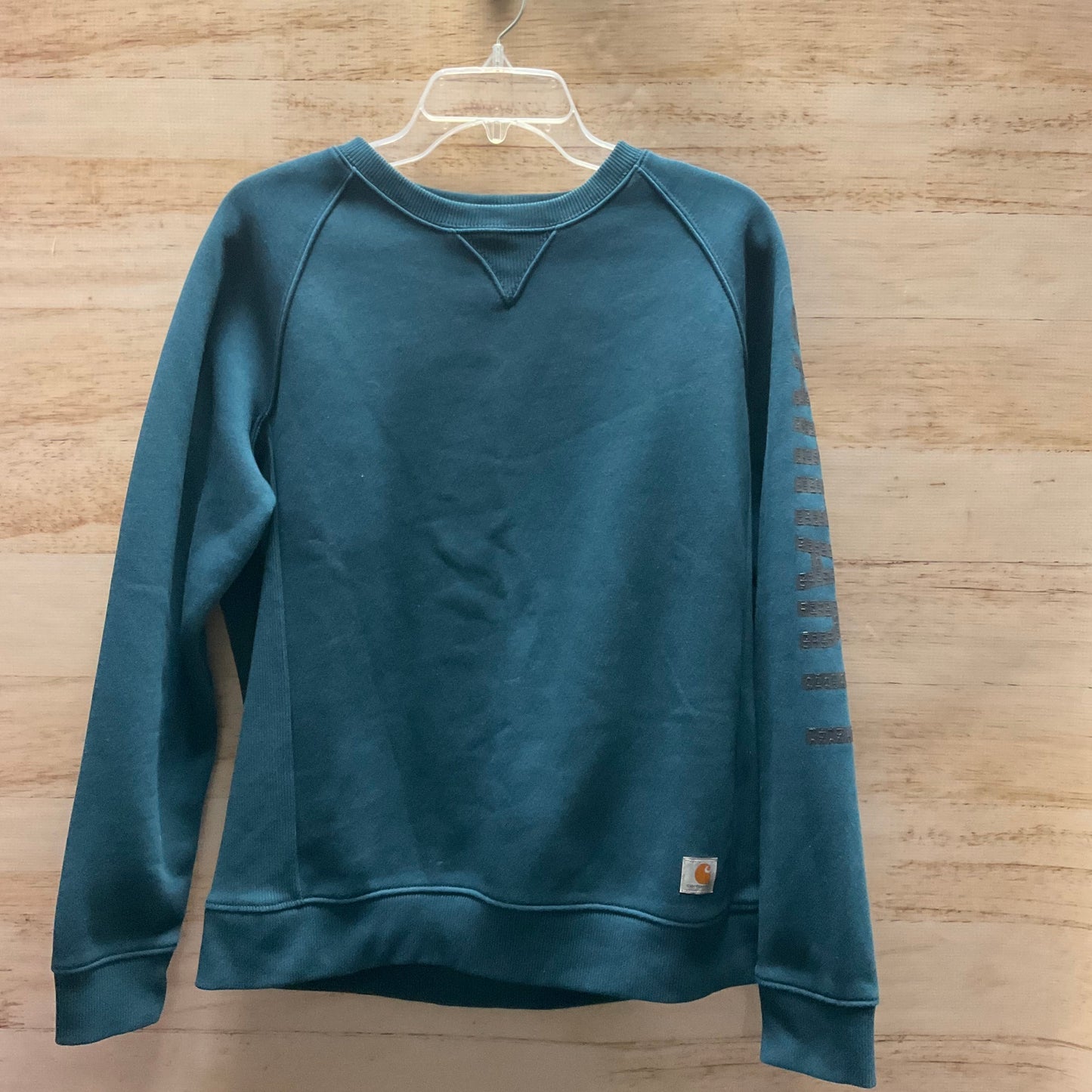 Sweatshirt Crewneck By Carhartt In Blue, Size: L