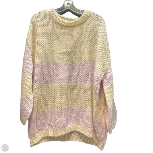 Sweater By Altard State In Striped Pattern, Size: L