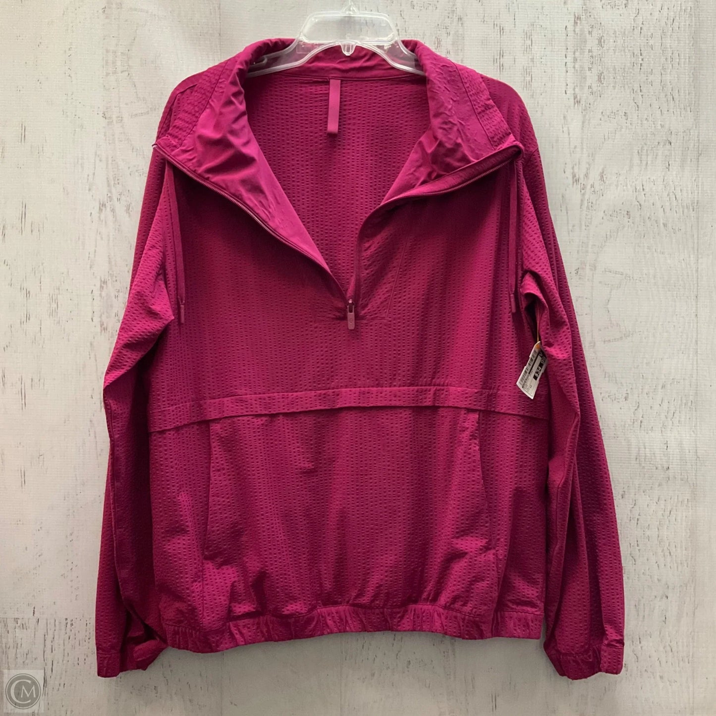 Athletic Jacket By Lululemon In Pink, Size: 12