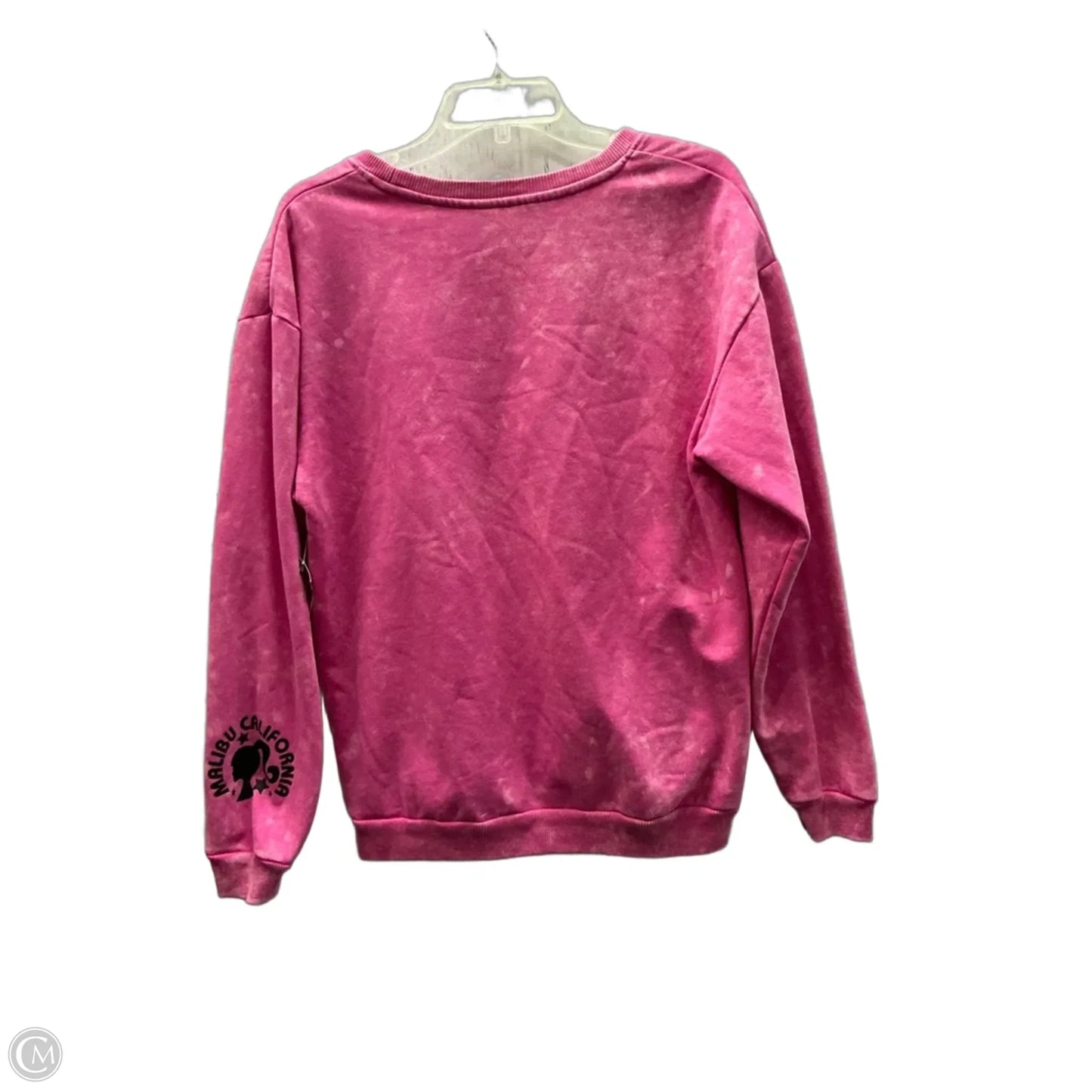 Sweatshirt Crewneck By Clothes Mentor In Pink, Size: M