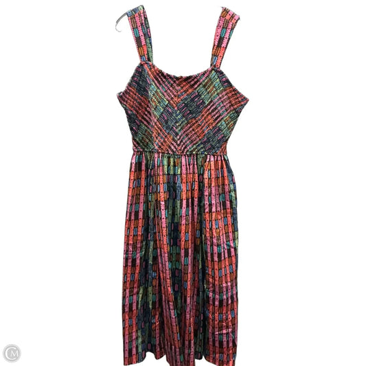 Dress Casual Midi By Nic + Zoe In Multi-colored, Size: Xl
