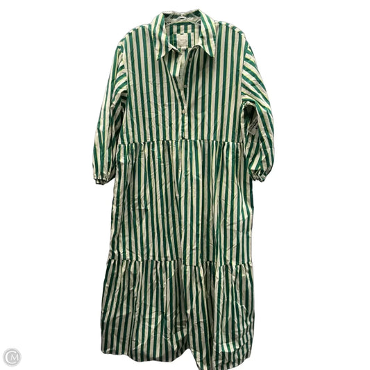 Dress Casual Midi By Maeve In Green, Size: L